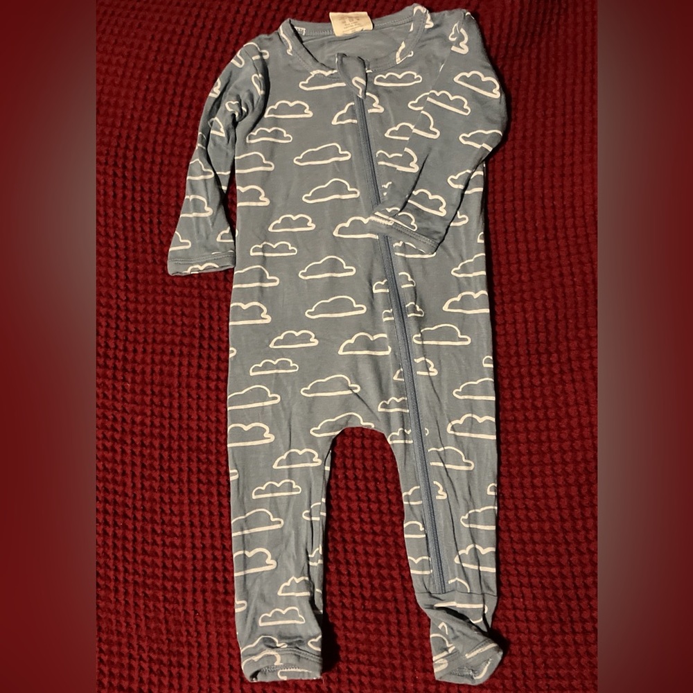 Spearmint Love Footless Bamboo Onesie, 6-12M